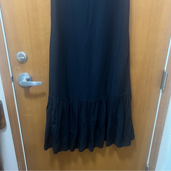 Black Roy Blanc Linen Dress - Picture 11 of 14